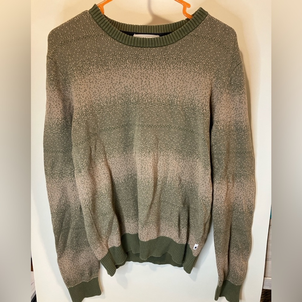 Brooklyn Industries Size Small Green Ombré Sweater Pullover